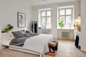 Фотоподборка спален в скандинавском стиле
