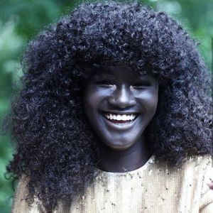 Худия Диоп — модель с самой темной в мире кожей (22 фото)