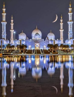 Волшебная мечеть шейха Зайда, Абу-Даби, ОАЭ