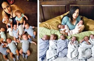 Видео: У девушки родилось сразу 8 близнецов — как сложилась их жизнь, спустя 12 лет