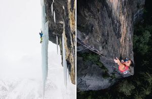 14 головокружительных фото, сделанных альпинистами в самый сложный момент