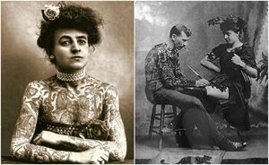Женщина-татуировщик, которую муж украсил рисунками, изменила мировоззрение дам викторианской эпохи
