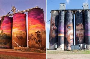 12 примеров того, как в Австралии унылые зернохранилища превращают в арт-галереи