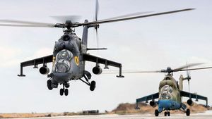 Россия перебросила боевые вертолеты к границе с Афганистаном