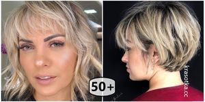 Каскадные стрижки на короткие волосы 2021 для женщин после 50 лет