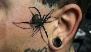 Мастер тату из США впечатляет новым трендом – 3D-рисунком ядовитого паука