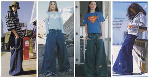 Джинсы с широкими штанинами: странный модный тренд из 90‑х, который снова возвращается