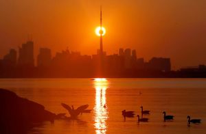Фото дня: утро над Торонто