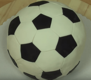 Торт футбольный мяч пошагово