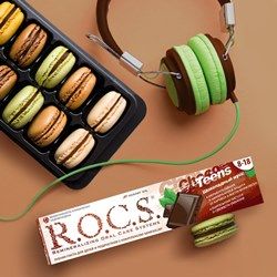 Для любителей сладкого специалисты R.O.C.S. придумали зубную пасту со вкусом шоколада
