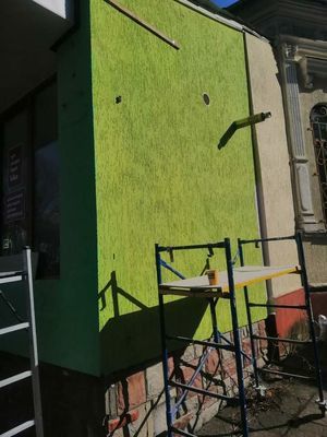 Покраска фасада здания своими руками