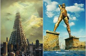 Мегаполис вокруг Вавилонской башни: как бы выглядели 9 древних чудес света в наши дни