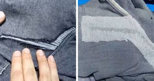 Зашейте дырку на джинсах между ног: простой метод без швейной машинки