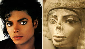 «Прародительница» Майкла Джексона: Изображение древнеегипетской женщины так похоже на поп-идола