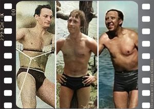 Фотографии советских актёров на пляже из их домашних архивов