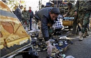 Автобус подорвался на минах в Дамаске