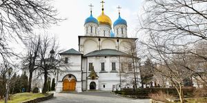 Названы сроки реставрации главного собора Новоспасского монастыря