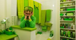 Зеленый образ жизни: эксцентричная леди из Бруклина вот уже 20 лет окружает себя исключительно оттенками зеленого