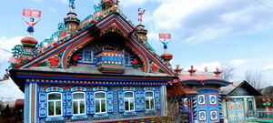Сказочные домики в русских деревнях