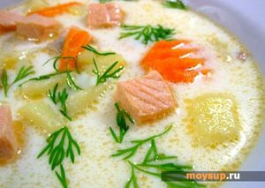 Рецепт традиционного финского рыбного супа
