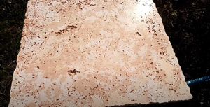 Как сделать камень травертин из бетона