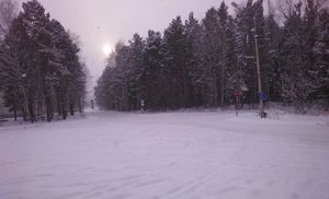 Зима в Сибири 