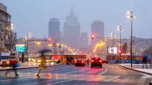 Высокое атмосферное давление ожидается в Москве в середине недели в столице