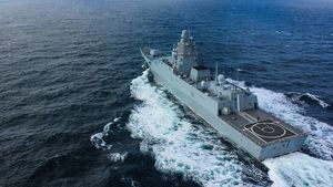 Фрегат «Адмирал Горшков» прибыл в Белое море для испытаний вооружения