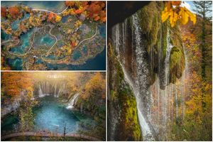Фотограф Тамас Домбора Тот посетил Плитвицкие озера в Хорватии и запечатлел красочные водопады