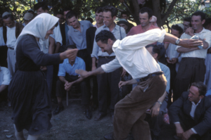 1964. Албанская свадьба на снимках Жан-Луи Свинерса