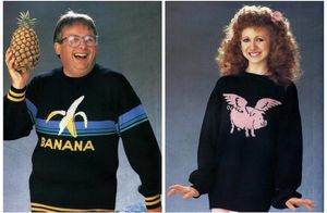20 нелепых свитеров: почему пик абсурдной вязаной моды пришелся на 80-е