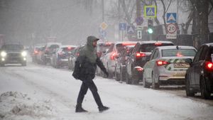 Прирост осадков в Москве достиг 12 сантиметров в результате снегопада 7 декабря