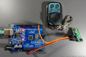 Приём сигнала радиопульта на Arduino