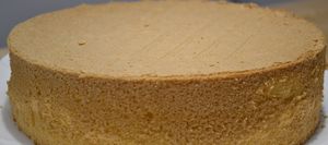 Ореховый бисквит из овсяной муки для тортов, пирожных без дрожжей