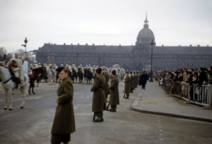 1952. Парад французской армии в Париже. 7 февраля