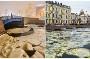 10 фото «ледяного сала», которым заволакивает реки России — что это такое