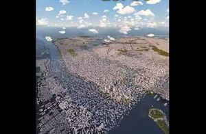 Видео: Феерическое количество самолетов, летающих в небе над Нью-Йорком