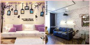 10 шикарных идей для красивого оформления стены над диваном