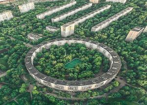 Столичные дома-«бублики», или Почему в Москве появились круглые «панельки»