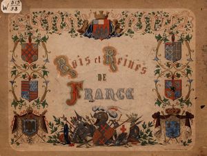 1853. Короли и королевы Франции в гравюрах