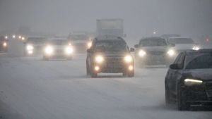 Москвичей предупредили о заторах на дорогах вечером 10 января из-за снегопада