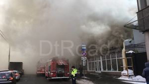 Пожар в одноэтажном здании на Сущевском Валу ликвидировали