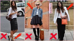 6 вещей, которые нельзя носить с юбкой