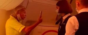 Анастасия Волочкова устроила скандал в самолете из-за маски