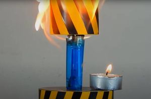 Slow motion: Что будет с зажигалкой, если ее поместить под гидравлический пресс