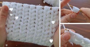 Простая техника тунисского вязания. Красивейший узор крючком для кардиганов, свитеров, шарфов, снудов
