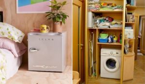 Холодильник в спальне, стиралка в шкафу: 5 нестандартных мест для бытовой техники в квартире