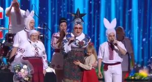 Верка Сердючка спела «Батько наш - Бандера, Україна - мати» во время концерта во Дворце «Украина»