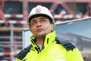 Рафик Загрутдинов заявил о старте армирования плиты эстакады над Боровским шоссе