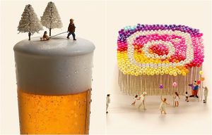 20 забавных миниатюрных диорам японского художника Татсуя Танака